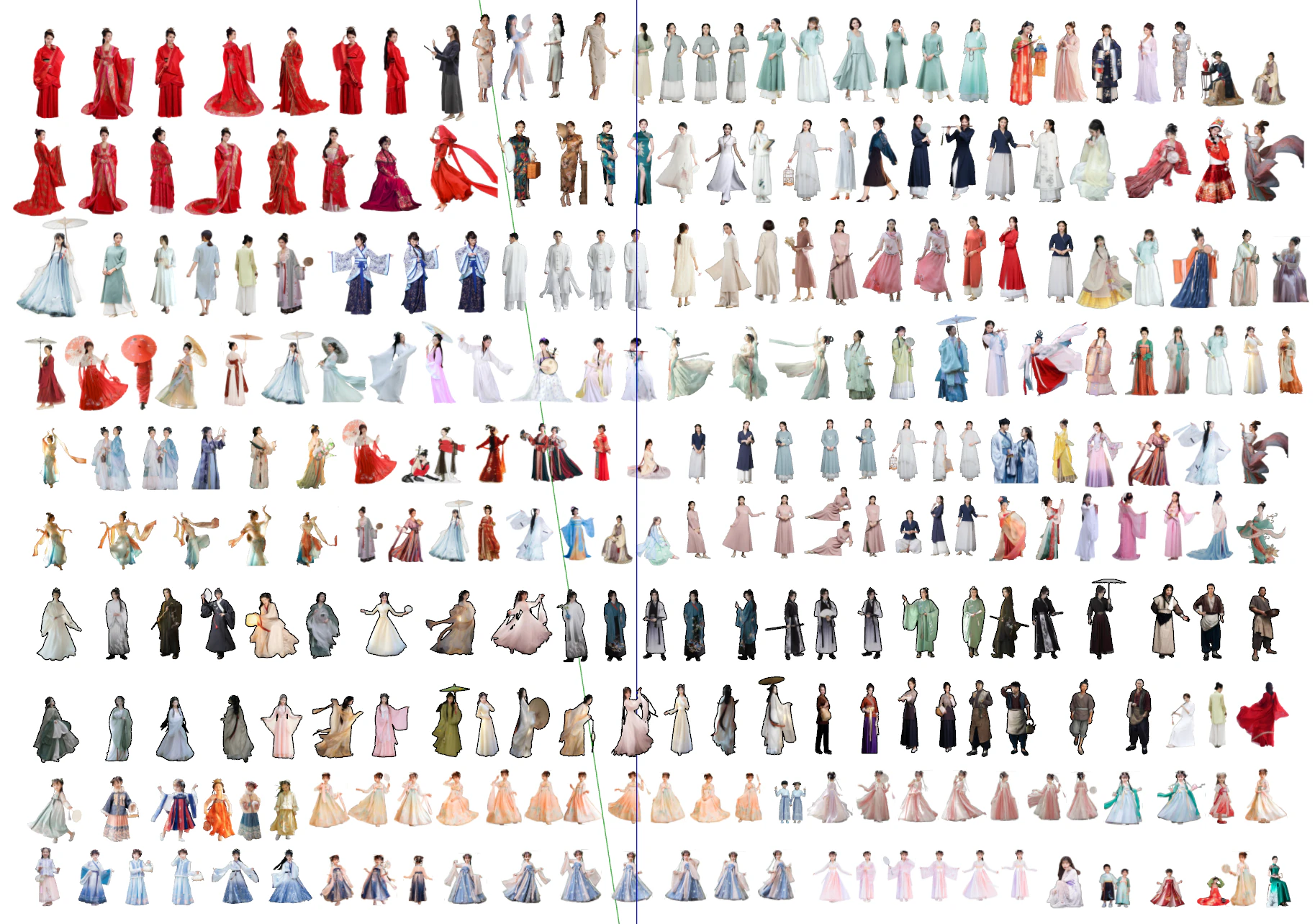 Oriental classical beauty characters 3D Model .c4d .max .obj .3ds .fbx .stl .blend 