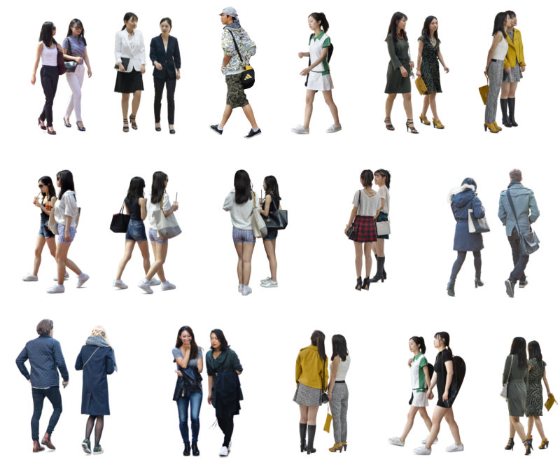2D Character Model Sketchup Modelo 3D .c4d .max .obj .3ds .fbx .stl .blend 