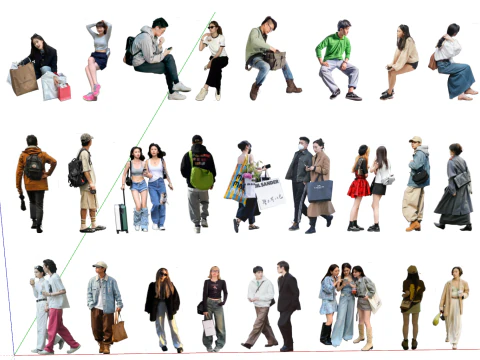 Wieloznakowe modele SU 2D Model 3D