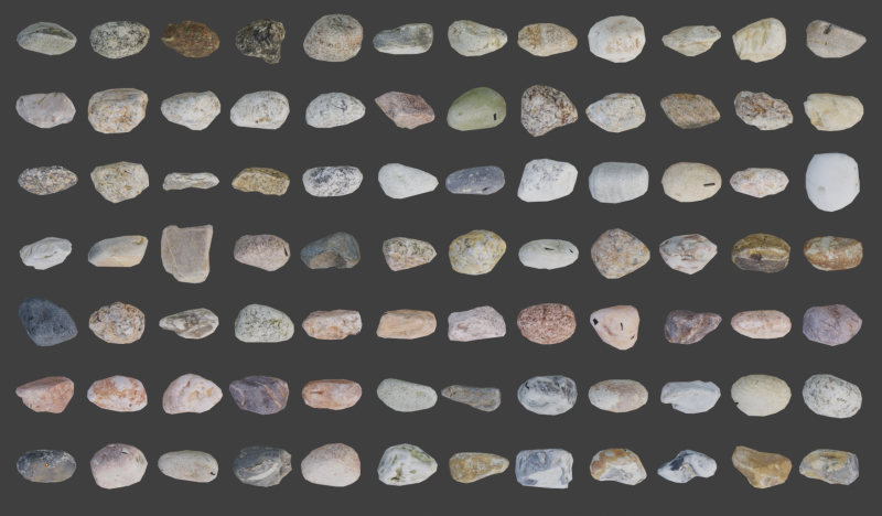 Low profile realistic stone Modelo 3D .c4d .max .obj .3ds .fbx .stl .blend 