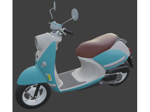 Electric scooter electric donkey Modèle 3D