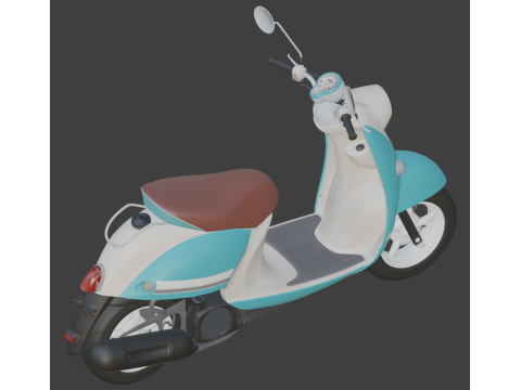 Electric scooter electric donkey Model 3D