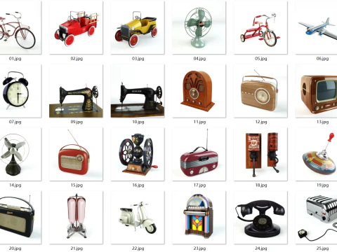 Modelo de enfeite vintage Modelo 3D