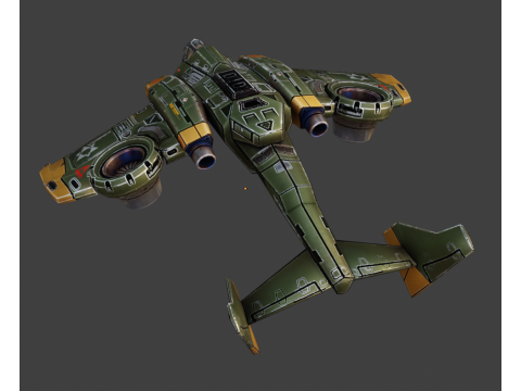 Next Generation Fighter Aircraft Model 3D
