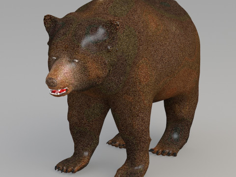 Realistic wildlife Model 3D