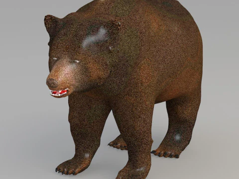 Realistic wildlife 3D Model