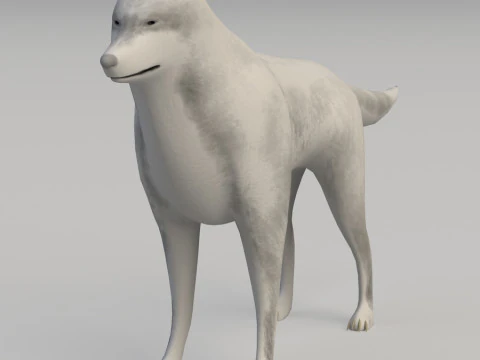 Realistic wildlife 3D Model