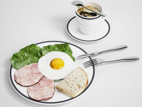 20 food models Modelo 3D