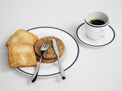 20 food models Modelo 3D