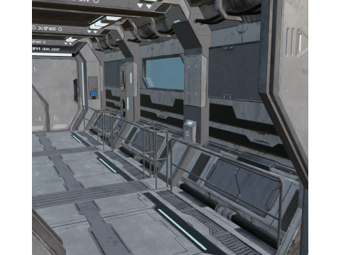 Sci Fi Channel and Gate 1 3D 모델