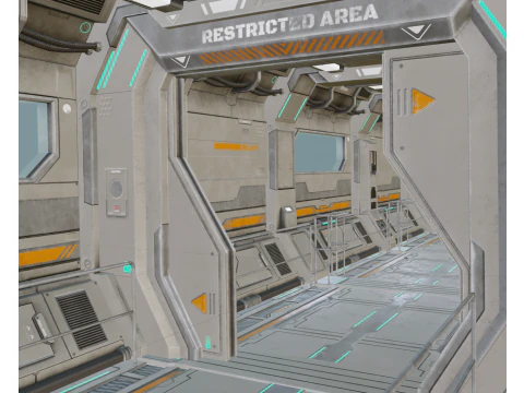 Sci Fi Channel and Gate 2 3D Model