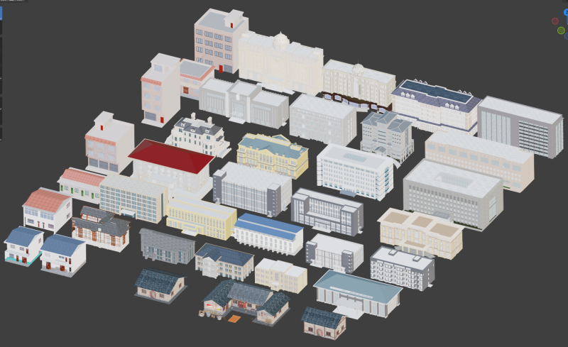 Konut binası inşaatı 3D Model .c4d .max .obj .3ds .fbx .stl .blend 