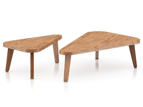 Collection of modern furniture table and chair models 3D मॉडल