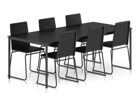 Collection of modern furniture table and chair models 3D मॉडल