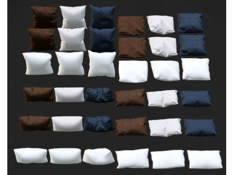 तकिया मॉडल का संग्रह 3D मॉडल