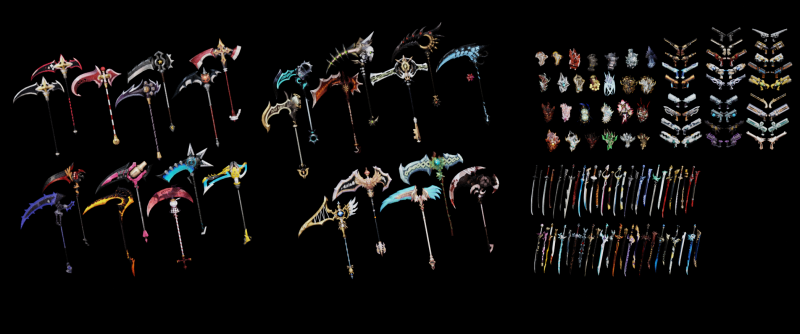 Cartoon weapon assets 3D Modell .c4d .max .obj .3ds .fbx .stl .blend 