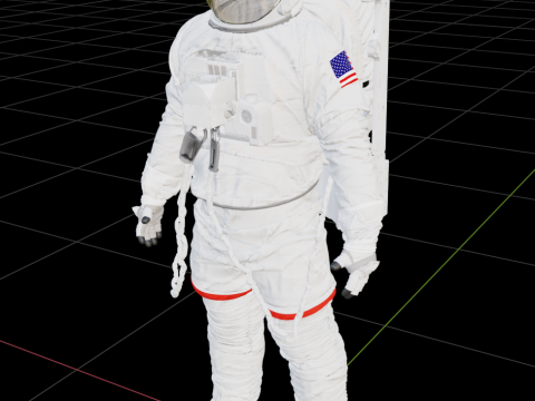 NASA space suit Modello 3D