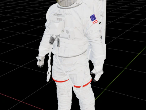 NASA space suit 3D Model