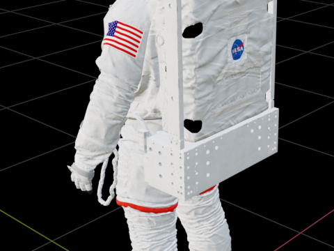 NASA space suit 3Dモデル