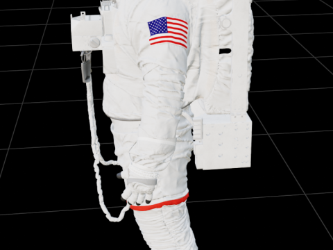 NASA space suit 3Dモデル