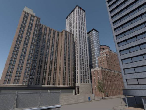 5 sets of urban blocks 3D Model