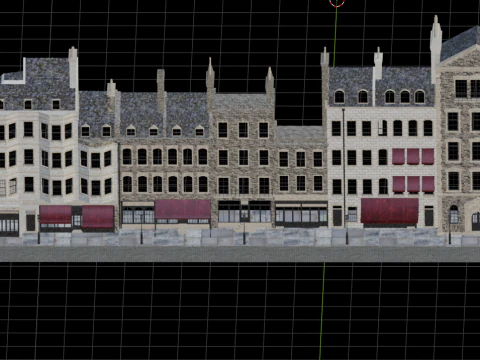 Industrial era architecture 3D Model
