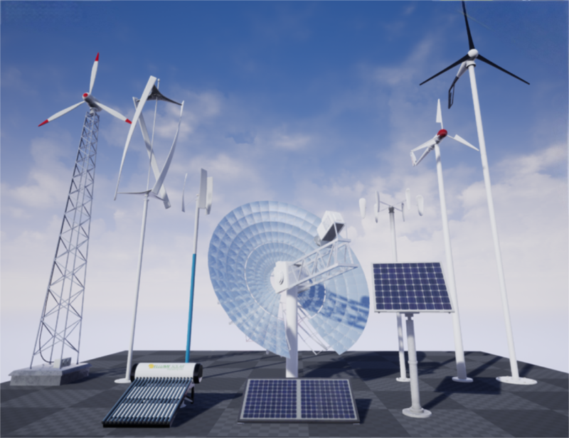 Clean energy equipment 3D मॉडल .c4d .max .obj .3ds .fbx .stl .blend