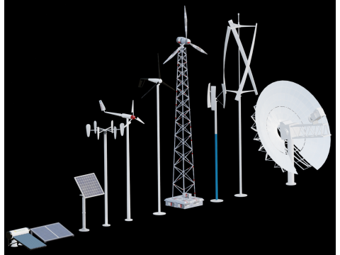 Clean energy equipment 3D मॉडल