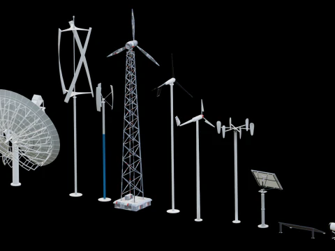 Clean energy equipment 3D Model