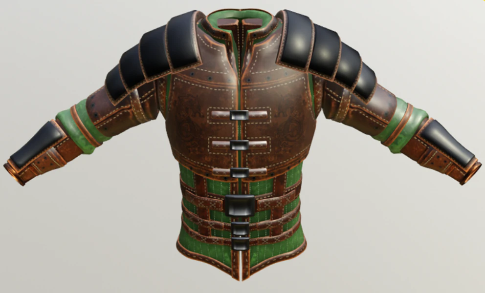 Medieval soldier armor 3D Model .c4d .max .obj .3ds .fbx .stl .blend