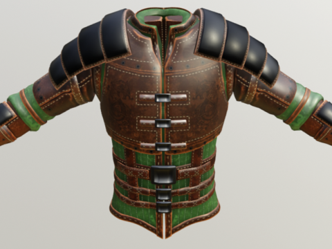 Medieval soldier armor 3D Модель