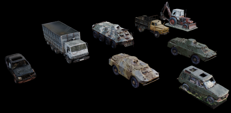 现实的老爷车 3D 模型 .c4d .max .obj .3ds .fbx .stl .blend 