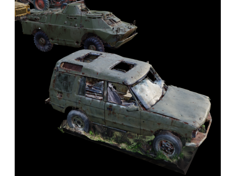 现实的老爷车 3D 模型