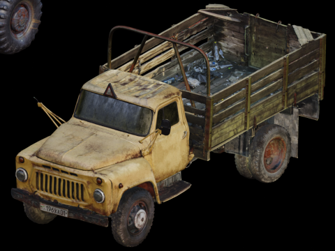 现实的老爷车 3D 模型