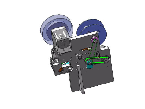 Sonar device parts laminating machine Model 3D