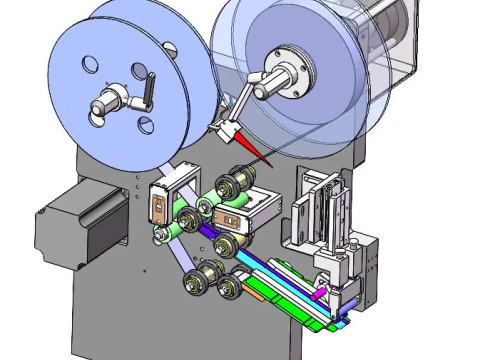 Sonar device parts laminating machine 3D Model