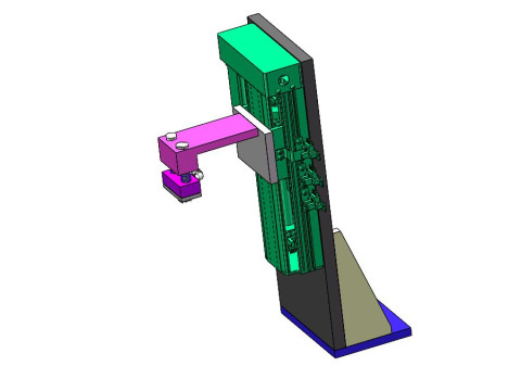 Sonar device parts laminating machine Model 3D