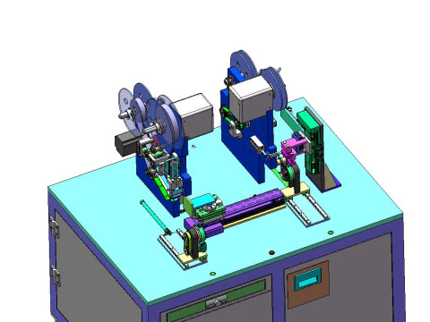 Sonar device parts laminating machine 3D Model