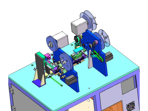 Sonar device parts laminating machine Model 3D