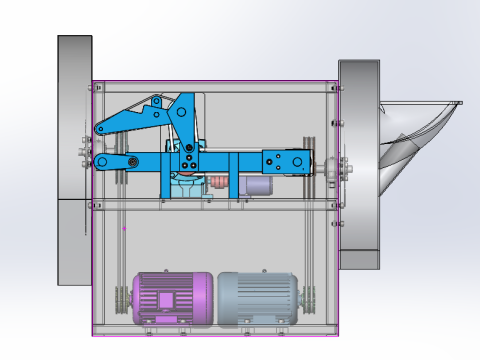 Automatic vegetable cutting machine SW20 editable 3D Model