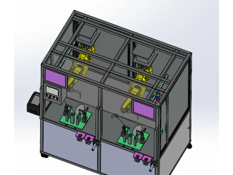 Collaborative Robot Inspection Station SolidWorks 3D 3D Model