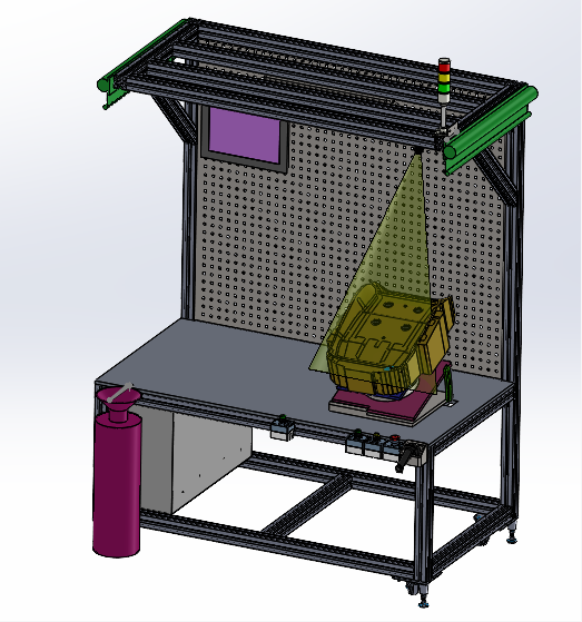 Seat heating pad assembly station SW20 3D मॉडल .c4d .max .obj .3ds .fbx .stl .blend