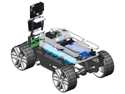 Walking car SW20 editable 3D Model