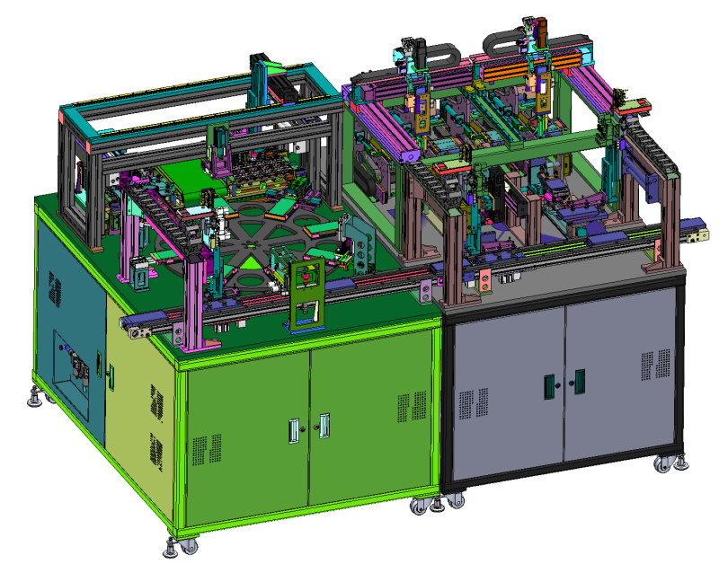 Assembling box sealing and labeling machine SW19 editable 3D Модель .c4d .max .obj .3ds .fbx .stl .blend