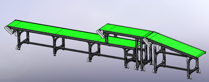 Double layer belt with slope sw22 editable 3D Модель .c4d .max .obj .3ds .fbx .stl .blend
