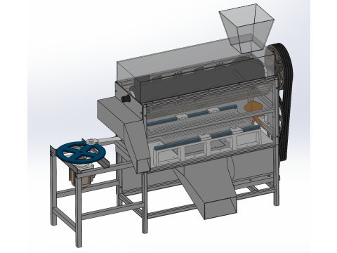Corn thresher SW20 editable 3D मॉडल