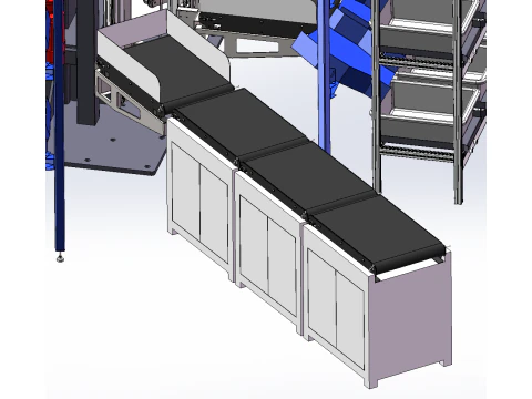 Circular multi-layer rotating multifunctional equipment 3D Model