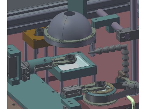 Automatic loading and unloading visual inspection equipment Modèle 3D