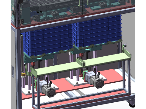 Automatic loading and unloading visual inspection equipment Modèle 3D