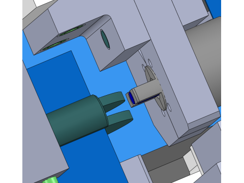 Double axis milling and flattening machine Model 3D